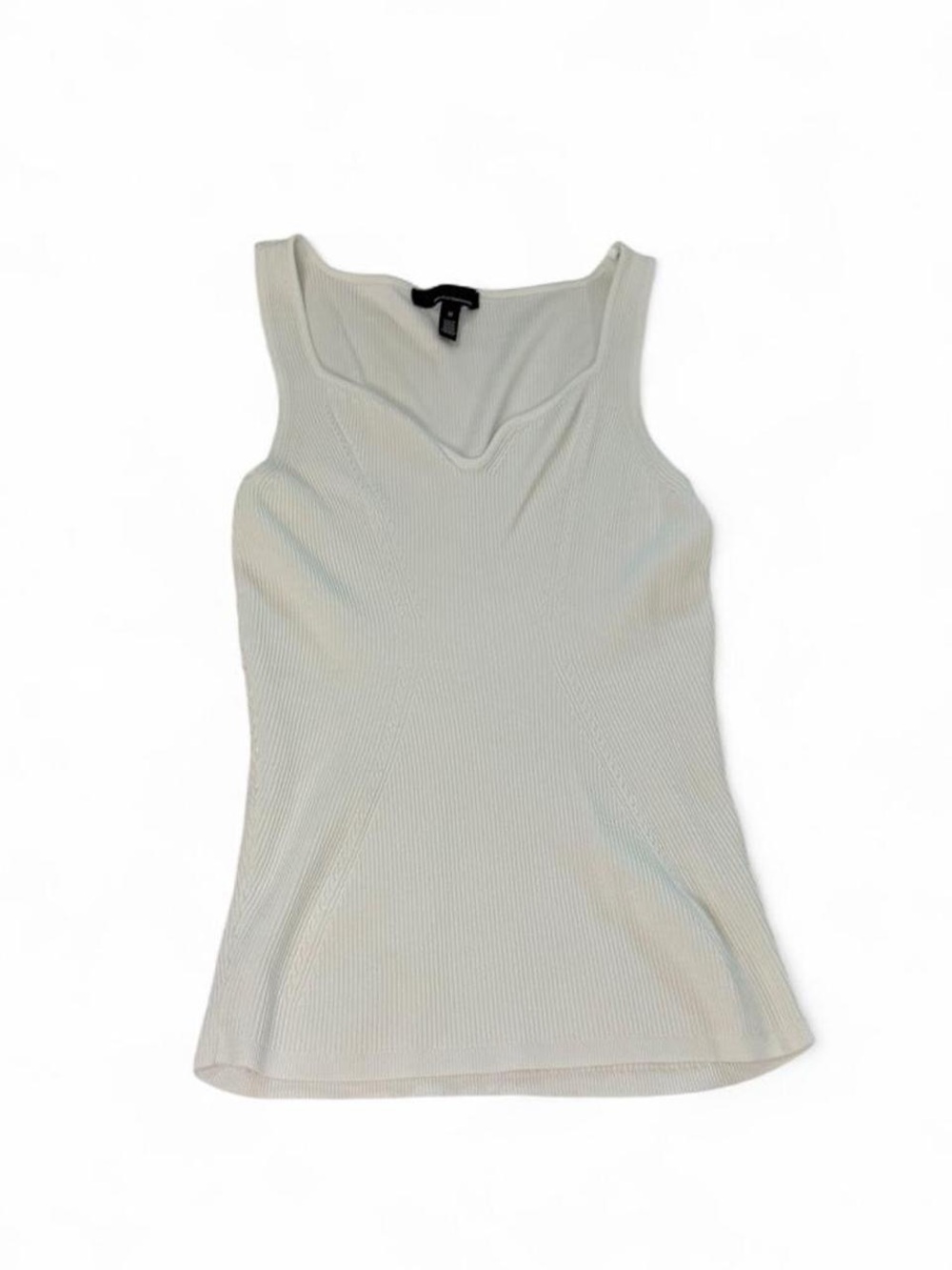 White House Black Market Ribbed Knit Sweater Tank